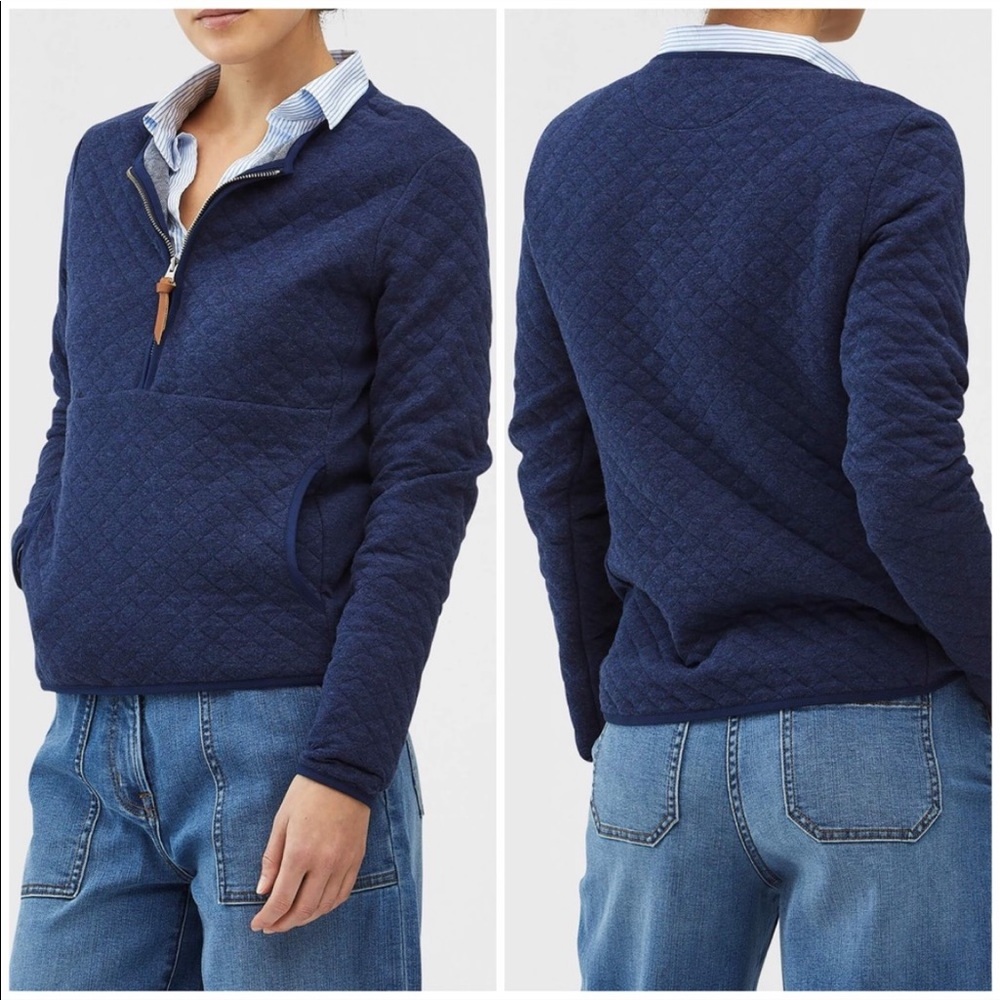 Guideboat Co. J’Adore Quilted Half-Zip Pullover